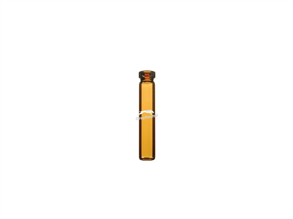 Picture of 1.2mL Crimp Top Vial, 40 x 8.2mm, amber glass, 1st hydrolytic class
